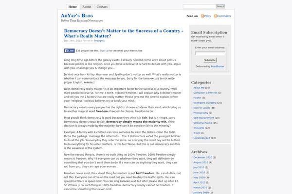 Misty Look theme site design template sample