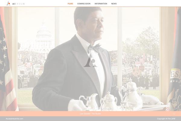 AI theme site design template sample