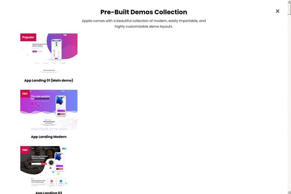 Site using Appilo-core plugin