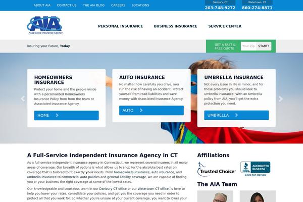 aia-danbury.com site used Rachelbaker-bootstrapwp