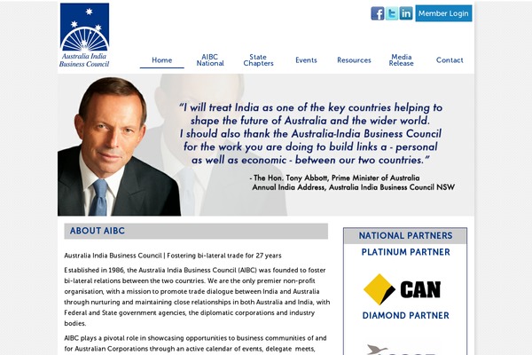 aibc.org.au site used Quantana-child