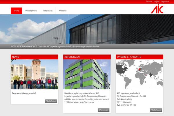 Radiate theme site design template sample