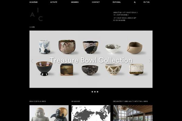 Aic theme site design template sample