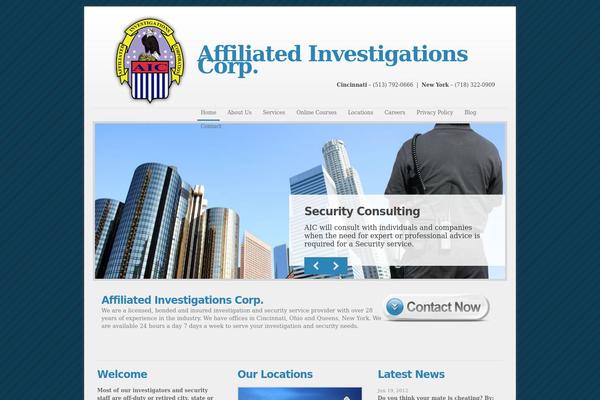 Megacorp theme site design template sample