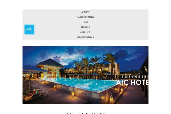 aicmeetings.com site used Aichotelgroup
