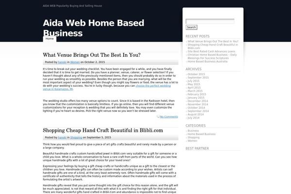 Fusion theme site design template sample
