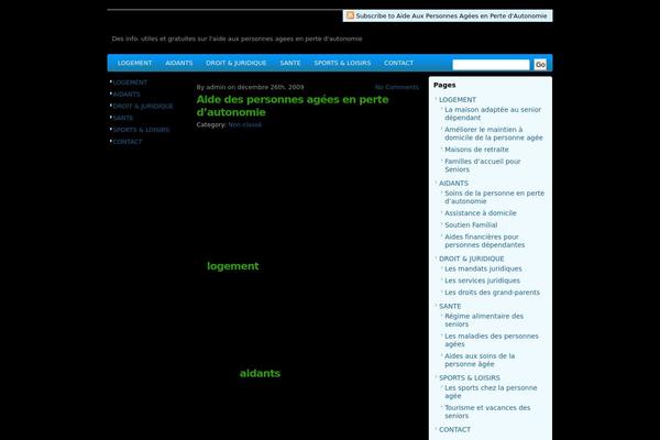 Site using Wp-clickmap plugin
