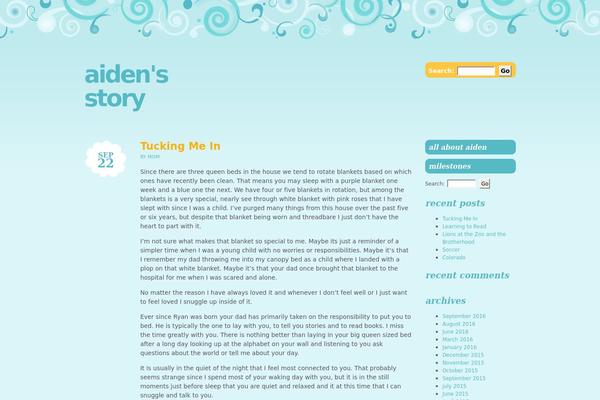 Brand New Day theme site design template sample
