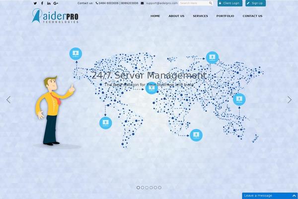 Elision theme site design template sample