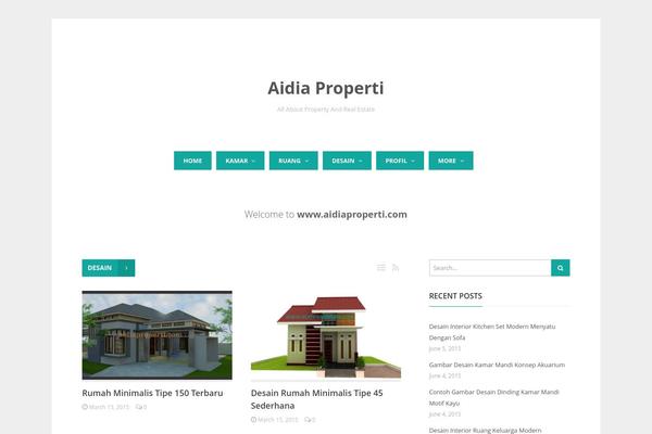 Entrance theme site design template sample