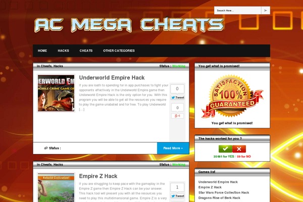 Yume theme site design template sample
