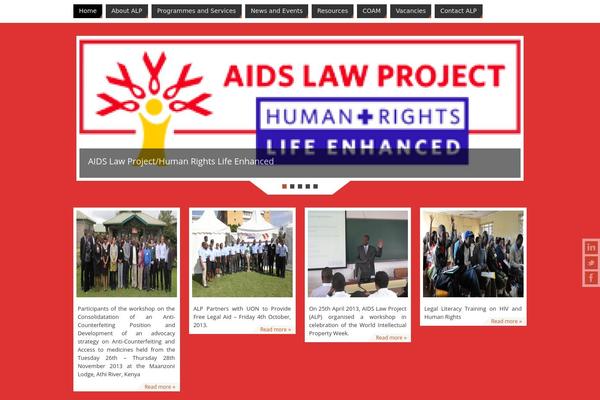 aidslawproject.org site used Parabola