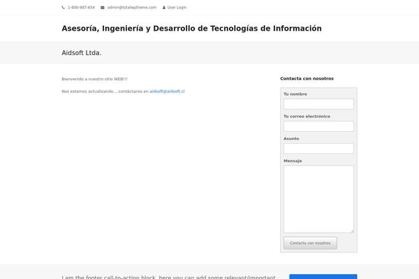 Site using Total-theme-core plugin