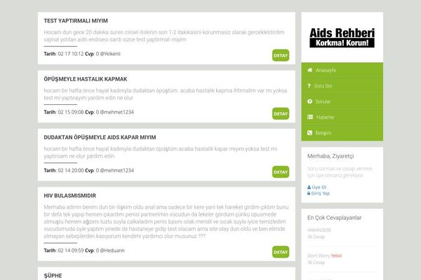 Ignite theme site design template sample