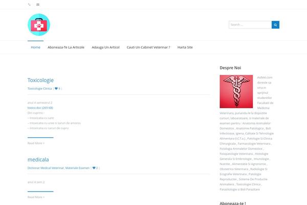 iMedica theme site design template sample
