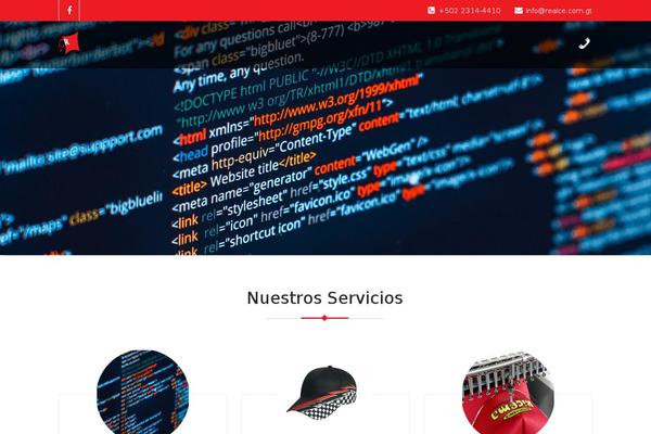 Bluestreet theme site design template sample