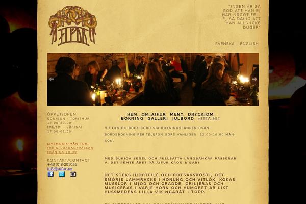 BERG theme site design template sample