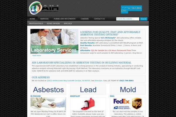 Site using Image slider with description plugin