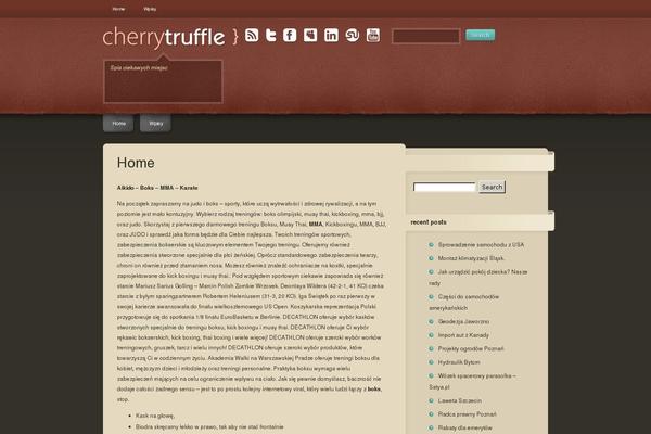 Cherrytruffle theme site design template sample