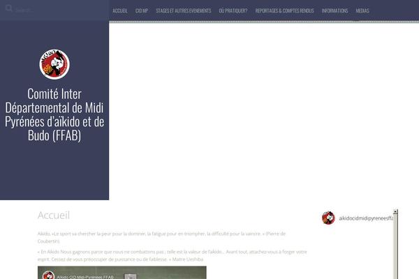 aikido-midipyrenees.org site used Kurama