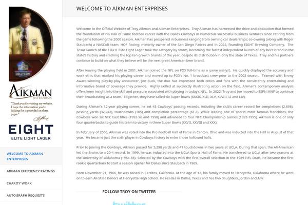 Total theme site design template sample