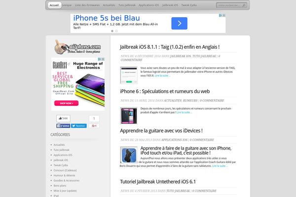 Site using AppStore Links plugin