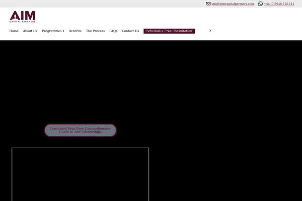 Aim theme site design template sample