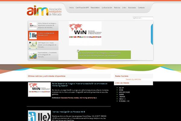 Aim theme site design template sample