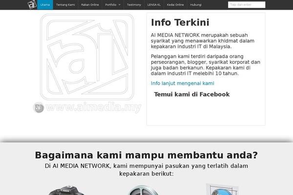 Themify-split theme site design template sample