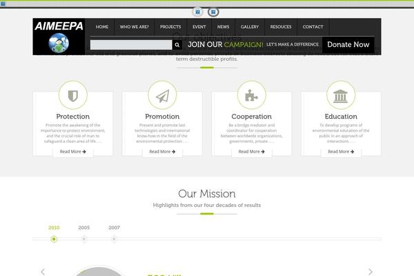 Eco-green theme site design template sample