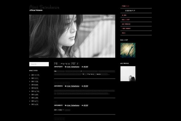 Ascetica theme site design template sample