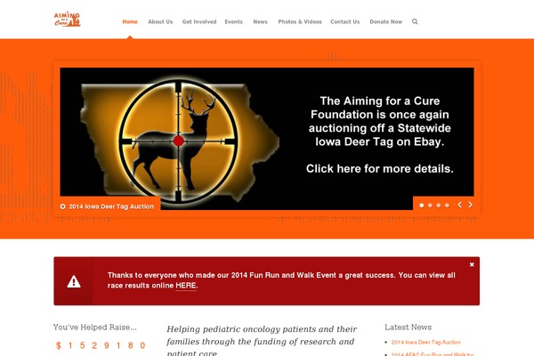 aimingforacure.com site used Afac