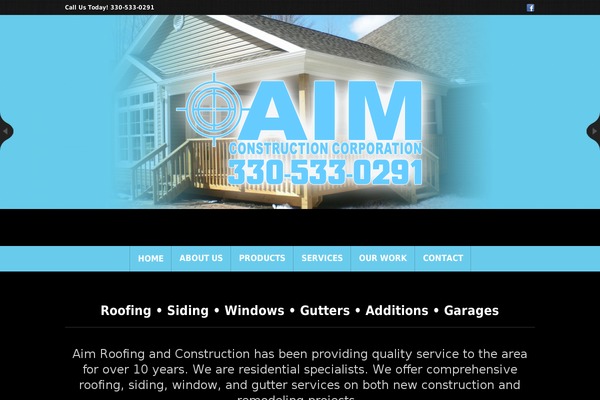 Aim theme site design template sample