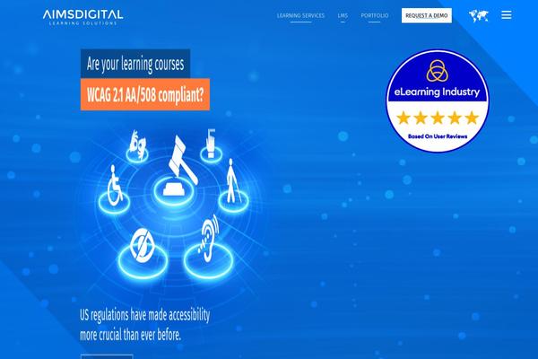 Aims theme site design template sample