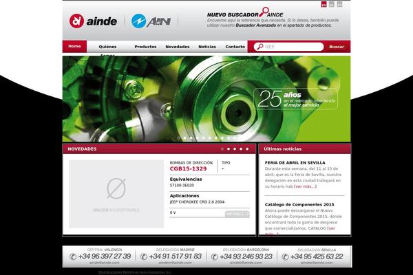 Balance theme site design template sample