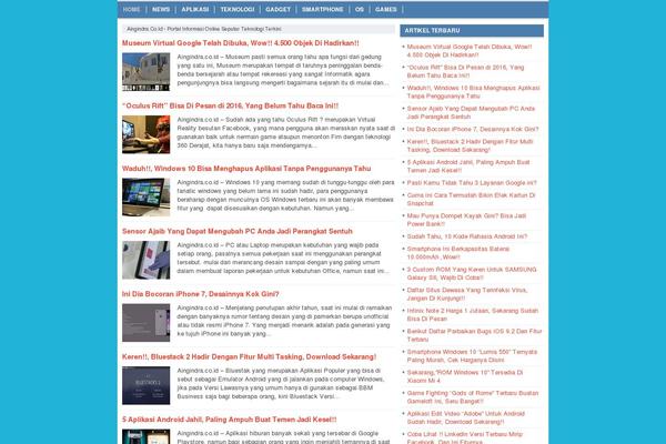 Nyeo theme site design template sample