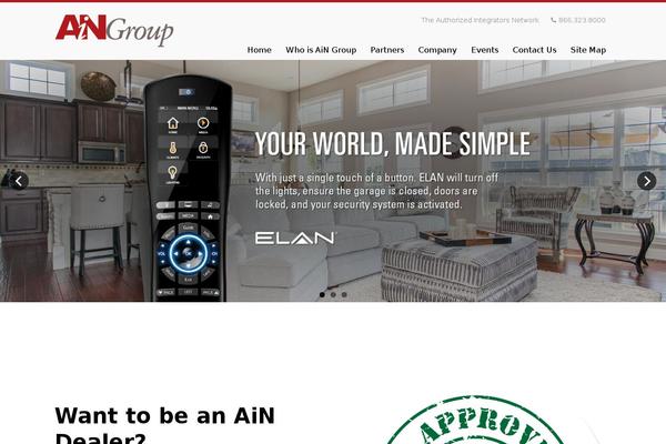 Cherry Framework theme site design template sample