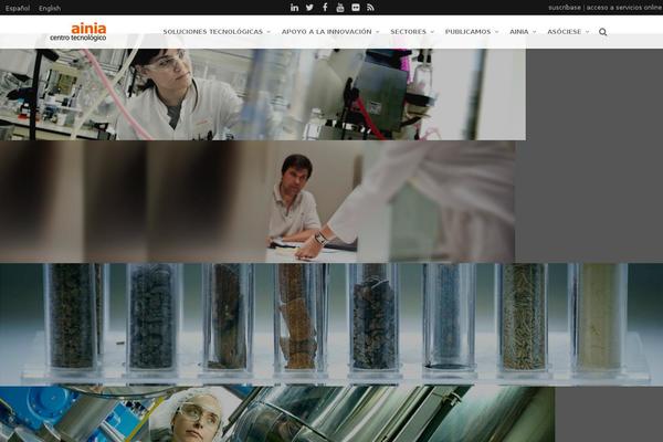 Site using Ainia_dynamics plugin