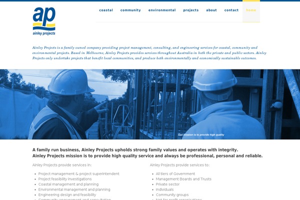 ainleyprojects.com.au site used Simplicity