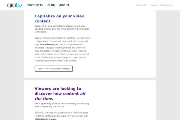 aio-tv.com site used Aiotv-corporate