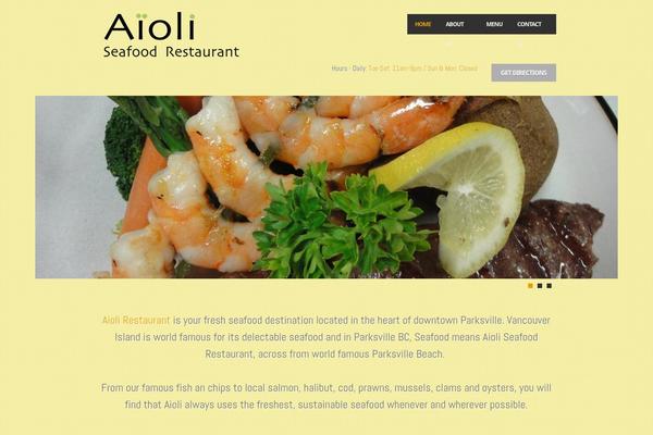 aioliseafood.com site used Feast