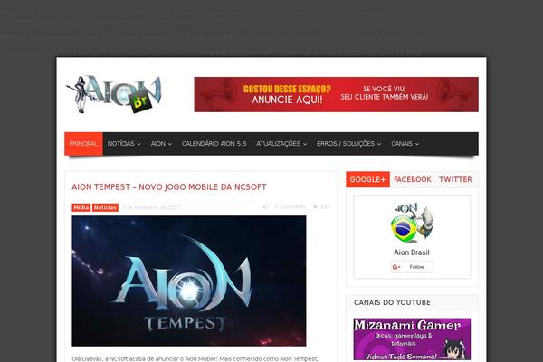 Gameleon theme site design template sample