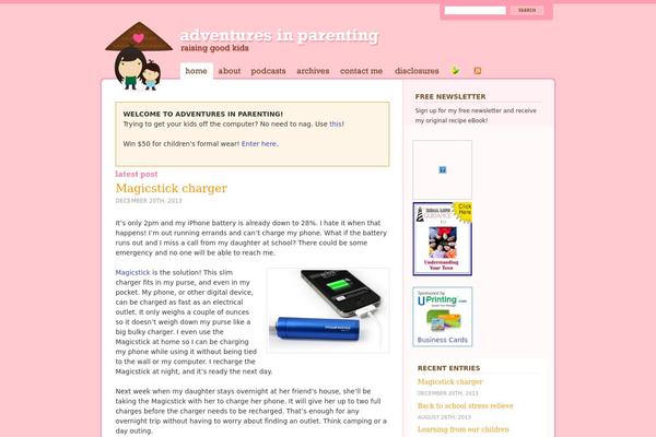 Hybrid theme site design template sample