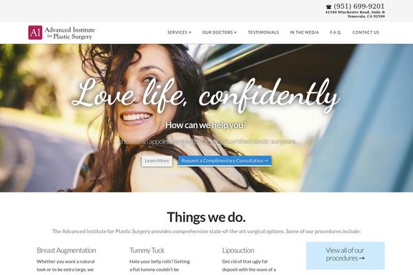 Enterprise theme site design template sample