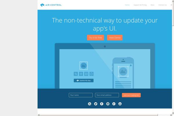 air-control.com site used Fold