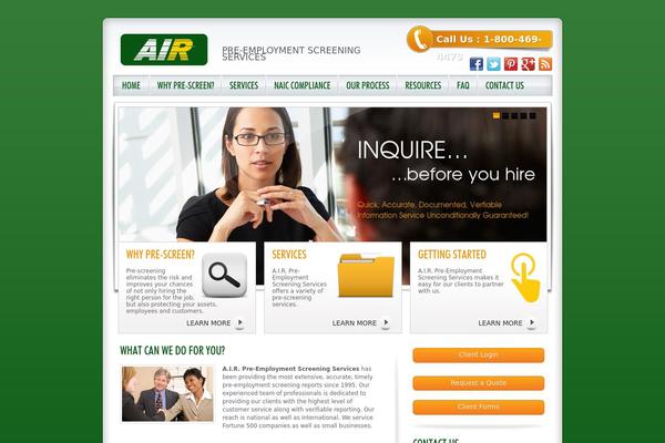 Awp theme site design template sample