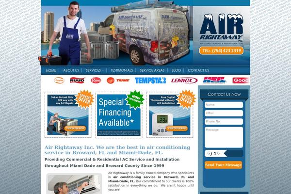 Air theme site design template sample