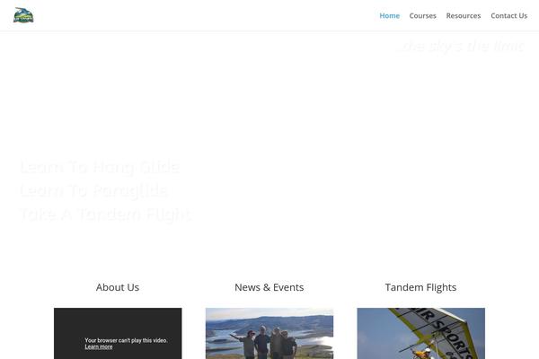 Divi theme site design template sample
