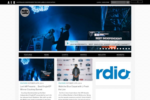 Air theme site design template sample