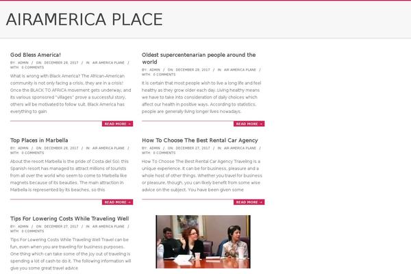 Finch theme site design template sample